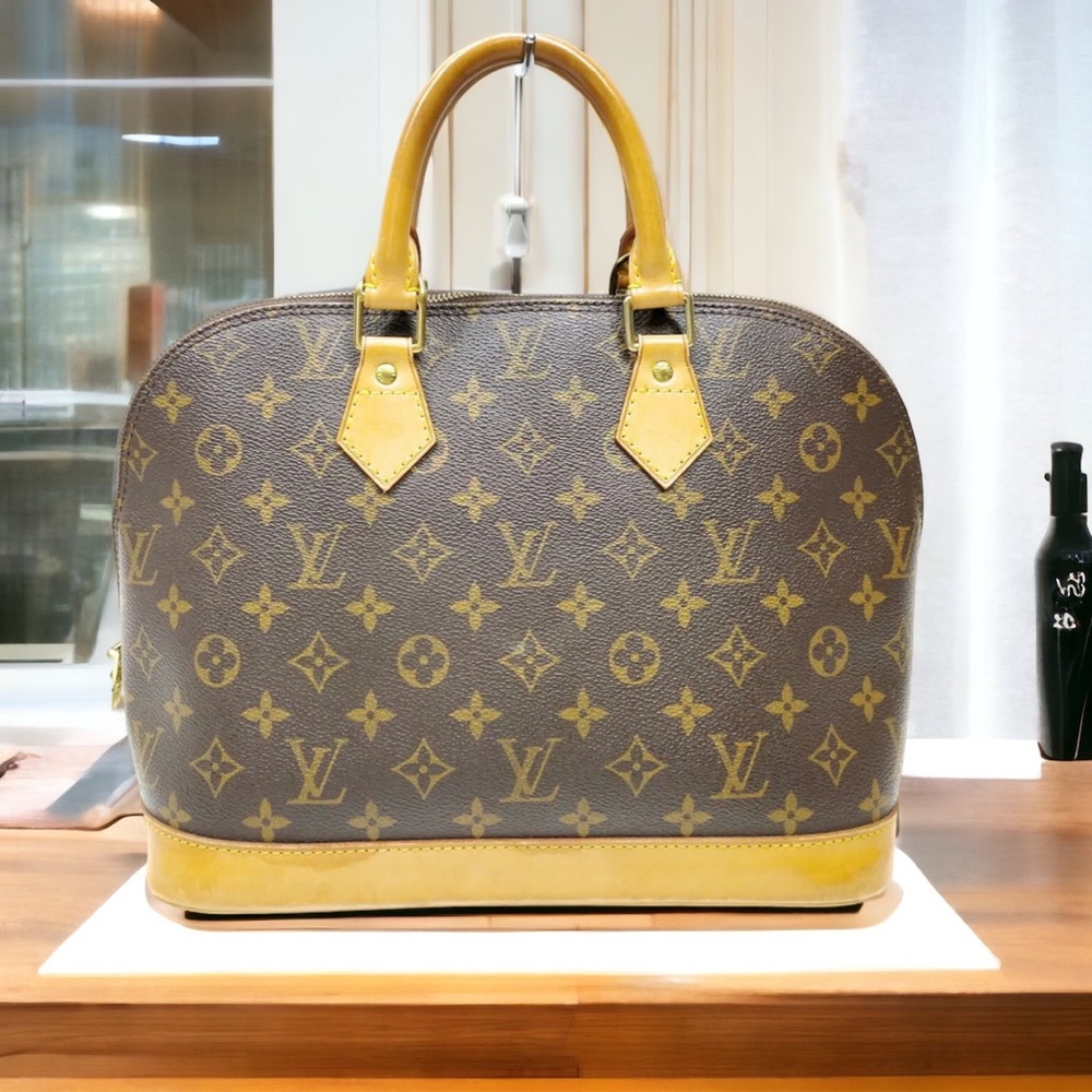 Louis Vuitton LV Hand Bag Alma Brown Monogram - Picture 2 of 10